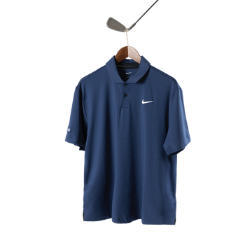 Nike x Bisque Dri-FIT Tour Men's Solid Golf Polo Navy