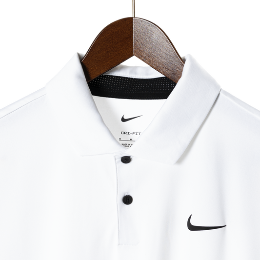 Nike x Bisque Dri-FIT Tour Men's Solid Golf Polo  White