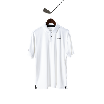 Nike x Bisque Dri-FIT Tour Men's Solid Golf Polo  White