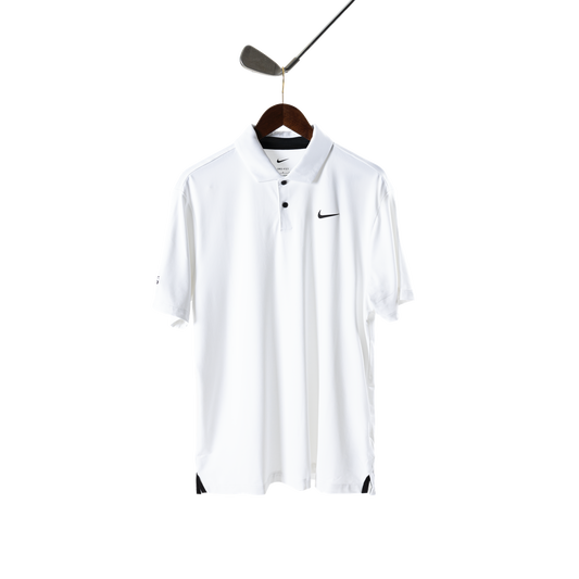 Nike x Bisque Dri-FIT Tour Men's Solid Golf Polo  White