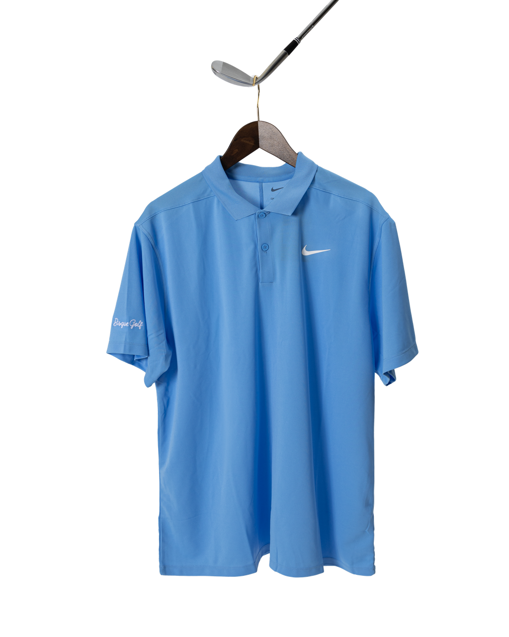 Nike Dri-FIT Victory Polo with Bisque Logo - University Blue – Bisque Golf