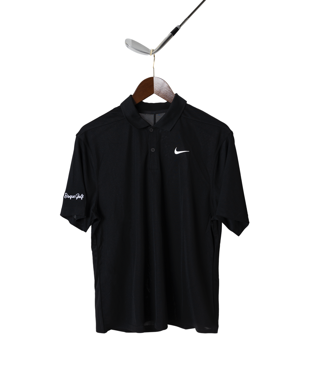 Nike Dri-FIT Victory Polo with Bisque Logo - Black – Bisque Golf