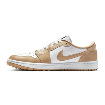 Air Jordan 1 Low G Golf Shoes - White/Linen/White – Bisque Golf Air Jordan 1 Low G Golf Shoes - White/Linen/White – Bisque Golf