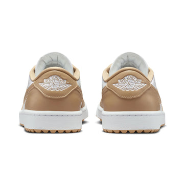 Air Jordan 1 Low G Golf Shoes - White/Linen/White – Bisque Golf Air Jordan 1 Low G Golf Shoes - White/Linen/White – Bisque Golf