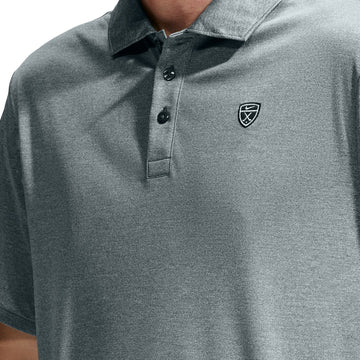 Nike Par Men's Dri-FIT Golf Polo - Heather Camo Green back