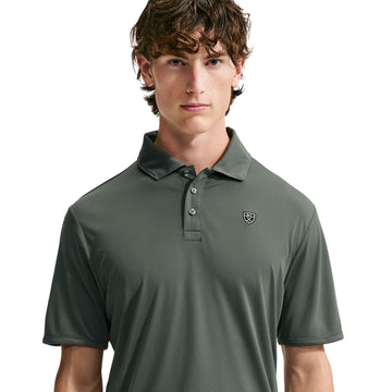 Nike Par Men's Dri-FIT Golf Polo - Camo Green/White back