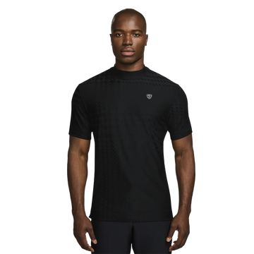 Nike Men's Dri-FIT Tartan Golf Top - Black