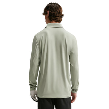 Nike Velocity Men's Dri-FIT Long-Sleeve Golf Polo - Jade Green detail