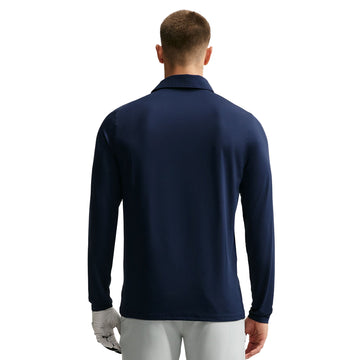 Nike Velocity Men's Dri-FIT Long-Sleeve Golf Polo - College Navy detail