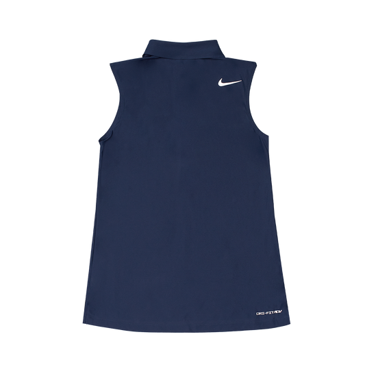 Nike Womens Dri-FIT ADV Tour Polo Sleeveless Navy