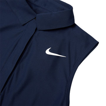 Nike Womens Dri-FIT ADV Tour Polo Sleeveless Navy