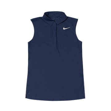 Nike Womens Dri-FIT ADV Tour Polo Sleeveless Navy