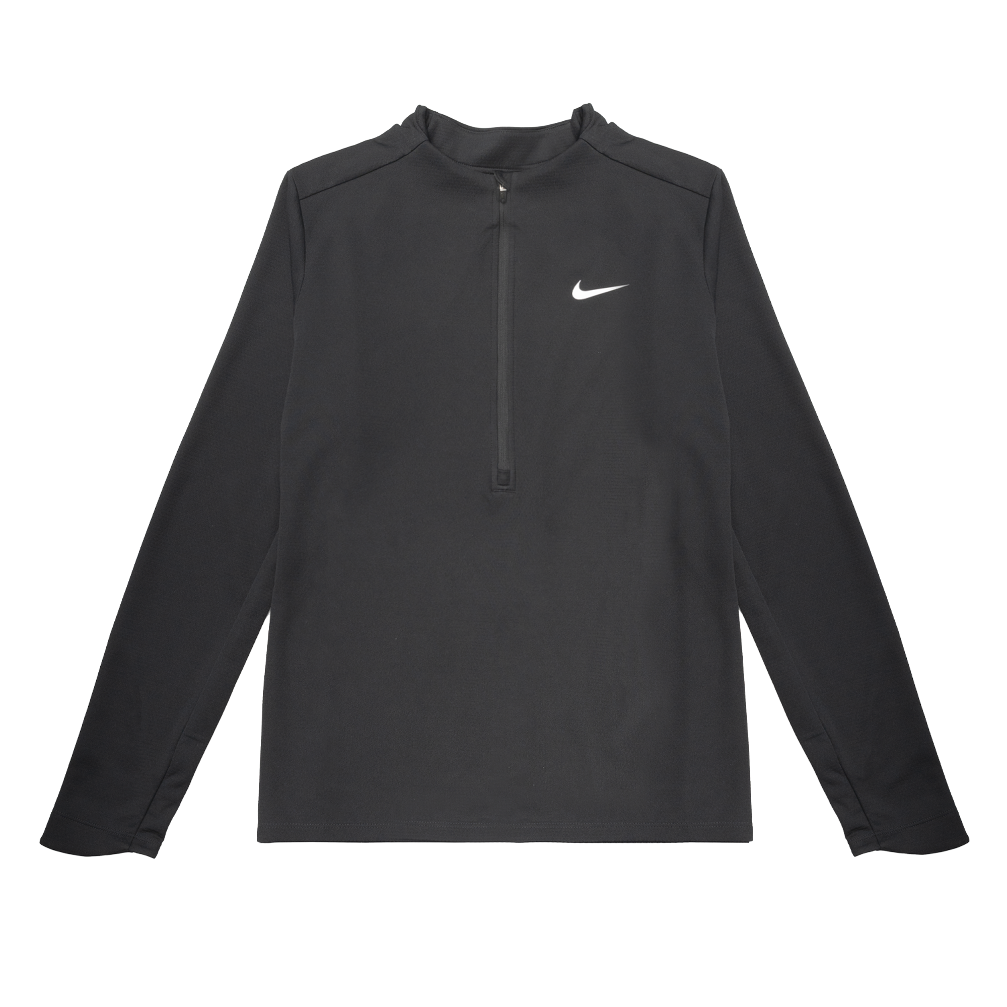 nike black half zip top