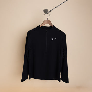 Nike Dri FIT Victory Half-Zip Top Black