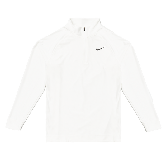 Nike Tour Dri FIT ADV HalF-Zip Top White