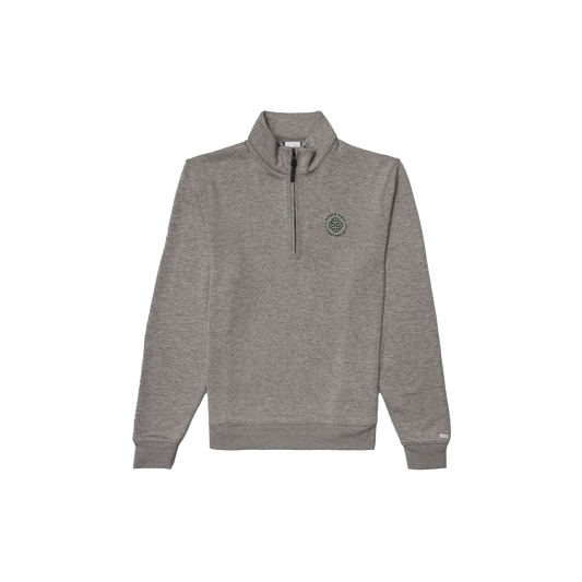 Bisque with Nike Golf Dri-FIT Player Half-Zip Top Dust