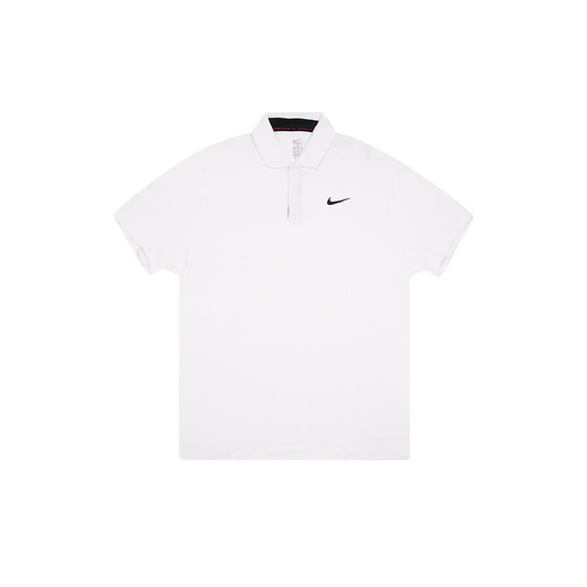 Nike Tiger Woods Dri-FIT Tech Pique Polo White