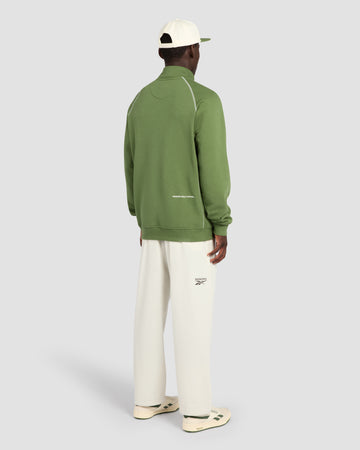Reebok x Manors Organic 1/4 Zip Pullover - Green