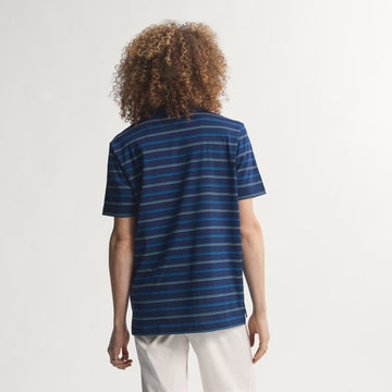 Adidas Originals Golf Stripe Polo - Night Indigo