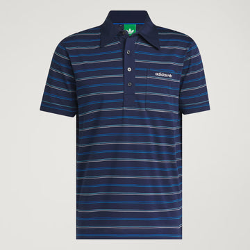 Adidas Originals Golf Stripe Polo - Night Indigo