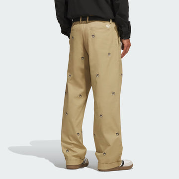 adidas Originals  Loose Embroidered Pant - Hemp
