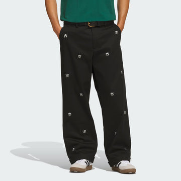 adidas Originals  Loose Embroidered Pant - Black