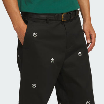 adidas Originals  Loose Embroidered Pant - Black