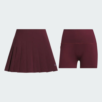 adidas Originals Pleated Skort - Maroon