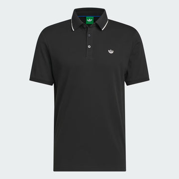 adidas Twistknit Trefoil Polo - Black