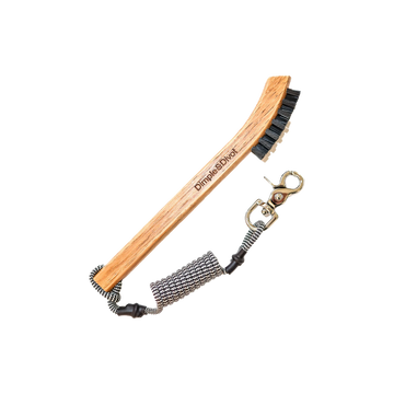 Dimple & Divot Hickory Golf Brush Pro  - Black