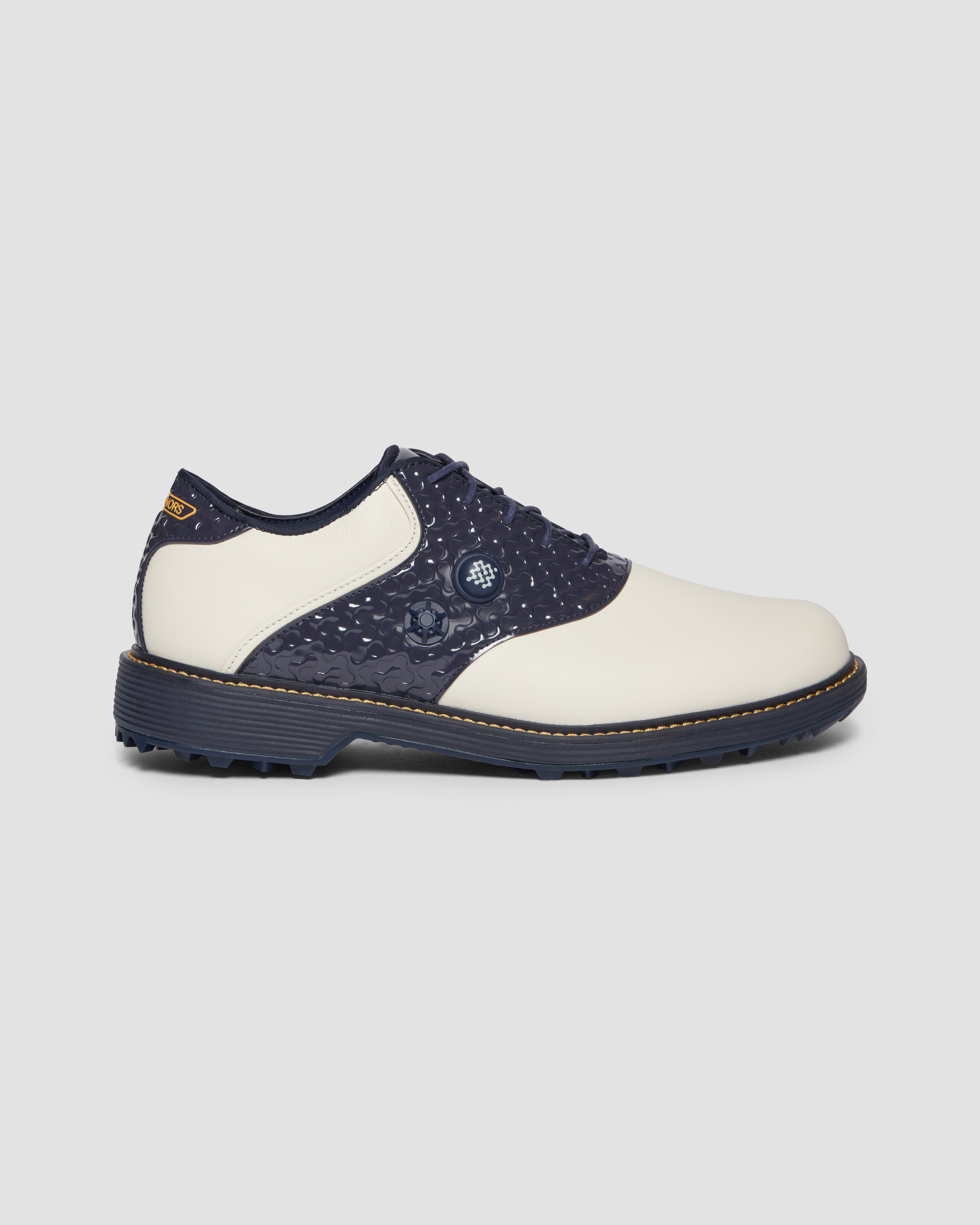 Reebok X Manors OG Pump Golf Training - Navy/Chalk/Yellow – Bisque