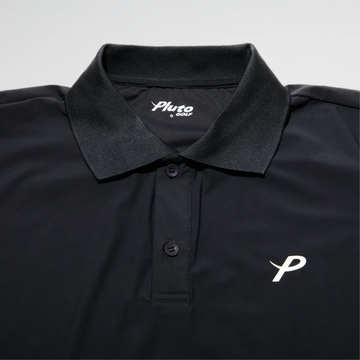 Pluto Classic 'P' Polo - Charcoal