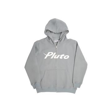 Pluto Full-Zip Sweatshirt - Aqua Grey