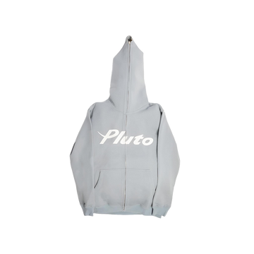 Pluto Full-Zip Sweatshirt - Aqua Grey