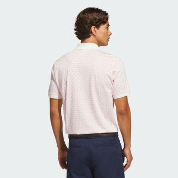 adidas Originals All Over Trefoil Polo with Stripe - St Tropic Bloom/Chalk White