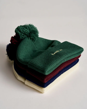 Local Rule Pom Pom Beanie - Navy