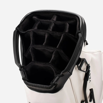 Vessel Lux Golf Cart Bag 14-Way White