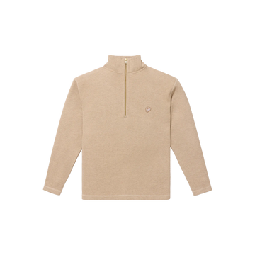 Public Drip The Herringbone Half Zip - Cream