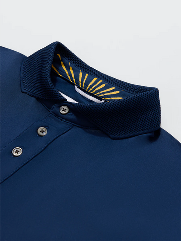 Public Drip Athlete Tonal Polo - Navy