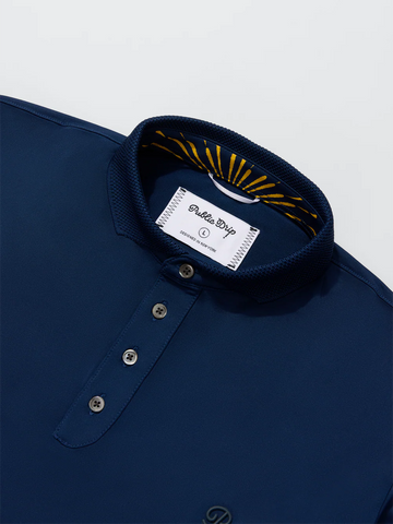 Public Drip Athlete Tonal Polo - Navy