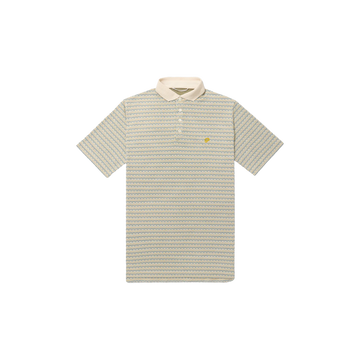 Public Drip Athlete Drip Stripe Polo - Creme
