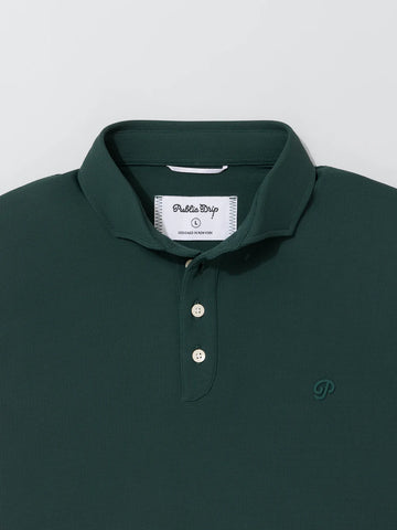 Public Drip Triborough Waffle Knit Polo - Pine Grove