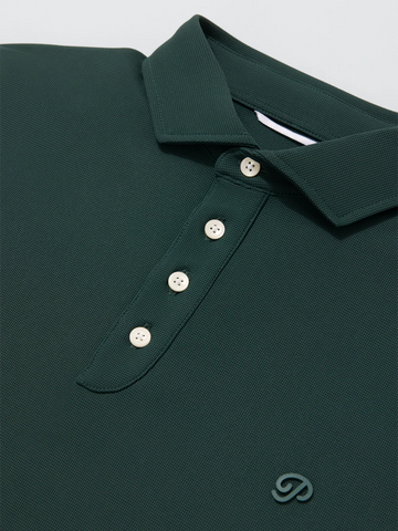 Public Drip Triborough Waffle Knit Polo - Pine Grove