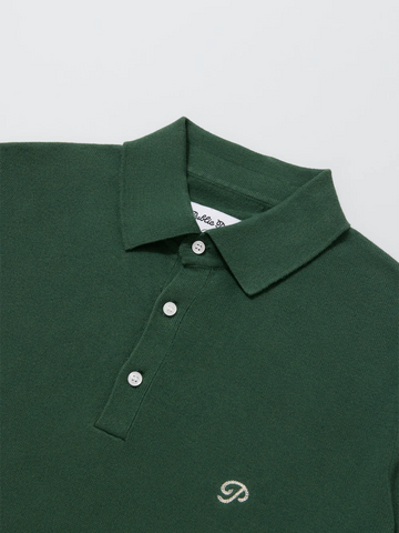Public Drip Athlete Knit Polo - Green