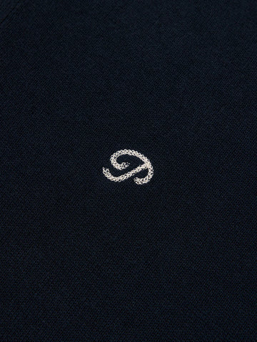 Public Drip Athlete Knit Polo - Navy