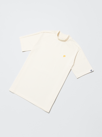 Public Drip Public Athlete Mock Neck - Cream, detail