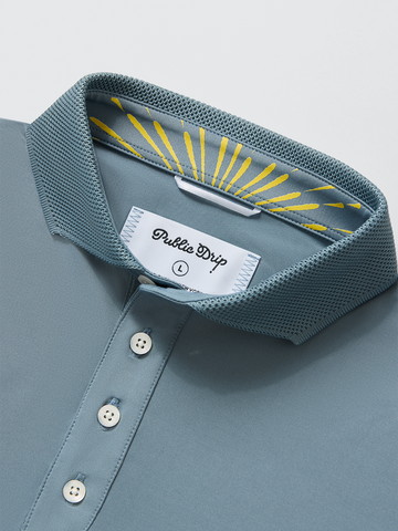 Public Drip Public Athlete Polo - Slate