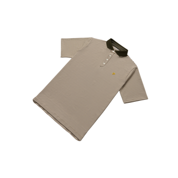 Public Drip Public Athlete Striped Polo - Olive/Cream