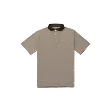 Public Drip Public Athlete Striped Polo - Olive/Cream
