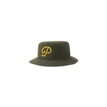 Public Drip "P" Script Nylon Bucket Hat - Pine Grove